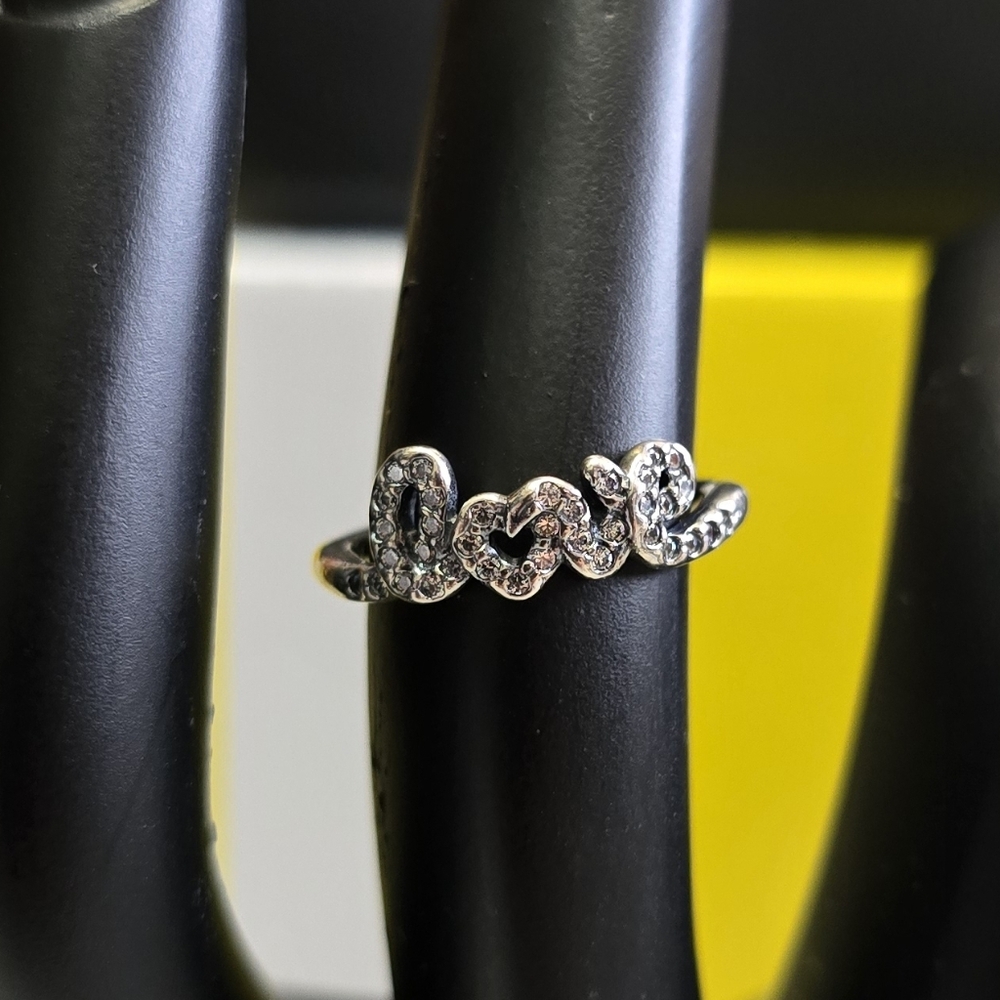 Sterling Silver Love Ring